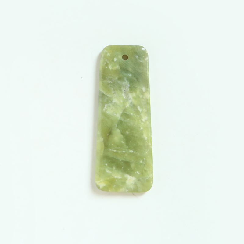 Hot Sell Peridot Gem Pendant Trapezoid for DIY Jewelry Gemstone Necklace Making