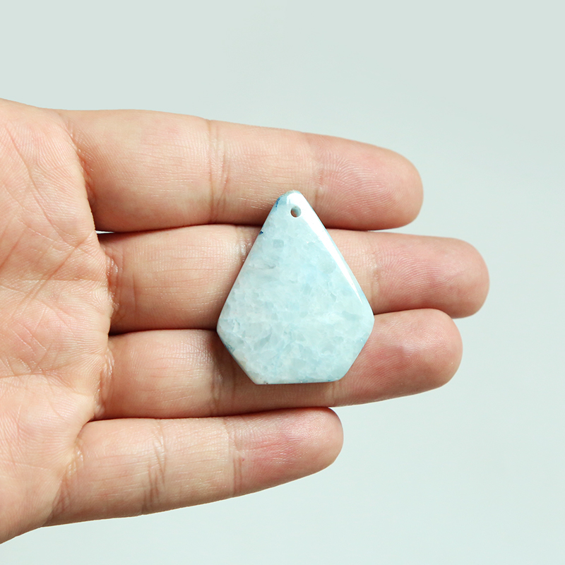 Celestite Gem Pendant for DIY Jewelry Gemstone Necklace Making