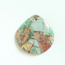 Wholesale Snakeskin Jasper Gem Pendant for DIY Jewelry Gemstone Necklace Making