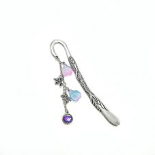 Mermaid Bookmark Vintage DIY Bookmark Designed with Alloy Charm and Glass Beads