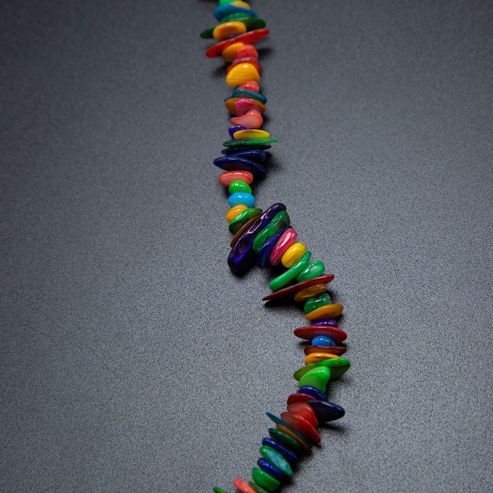 6-8mm Mutil Color Dyed Shell Chips Beads