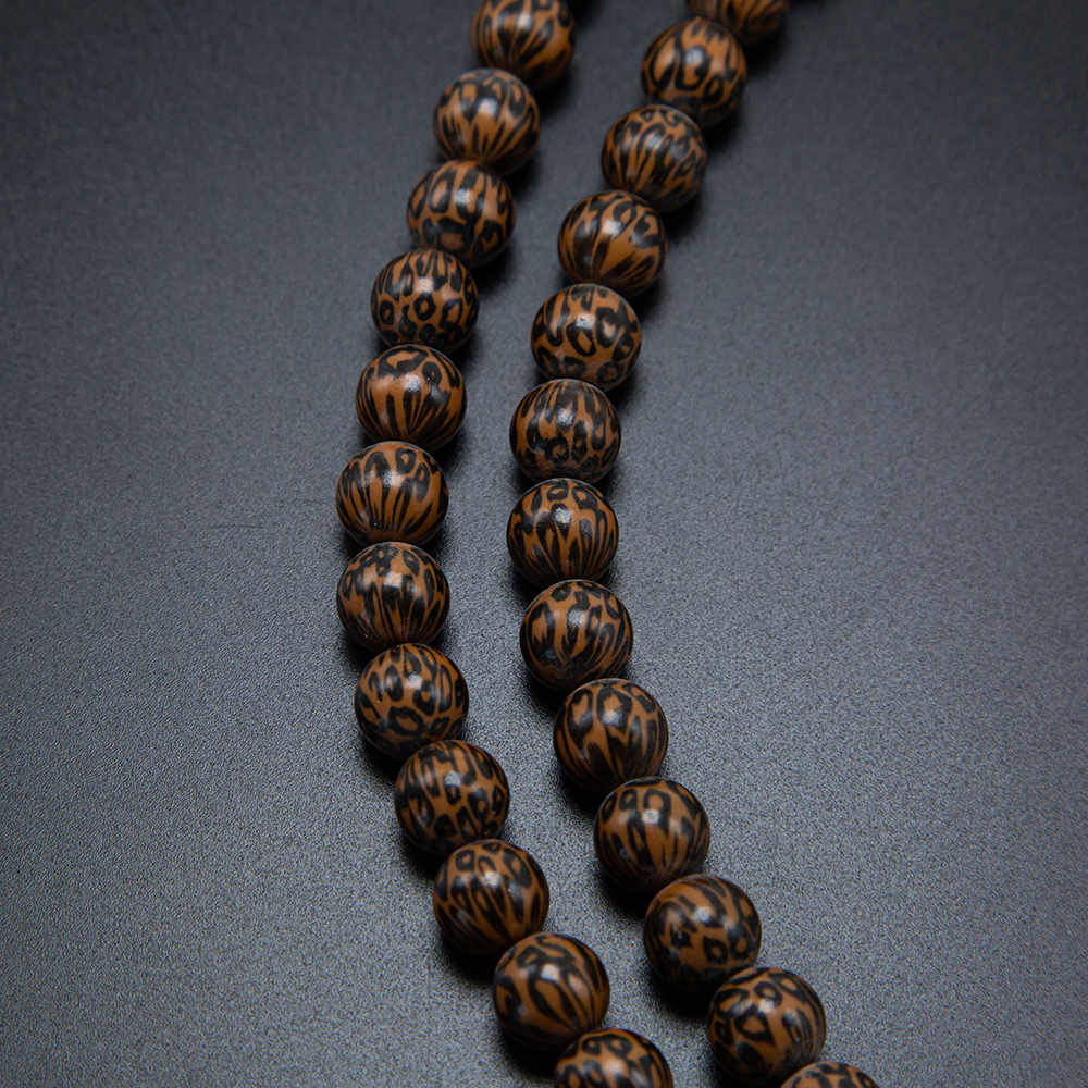 12mm Acrylic Round Beads Leopard Bead