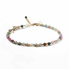 3mm Colorful Tourmaline Bracelet