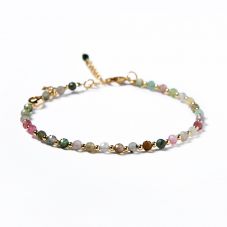 3mm Colorful Tourmaline Bracelet