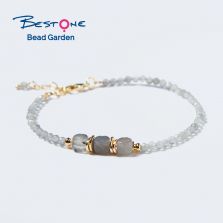 Bestone 3mm Labradorite Bracelets