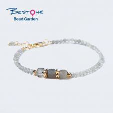 Bestone 3mm Labradorite Bracelets