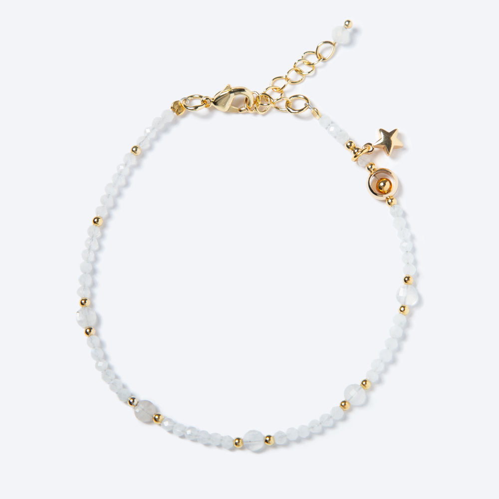 Bestone 2.5mm Moonstone Bracelet