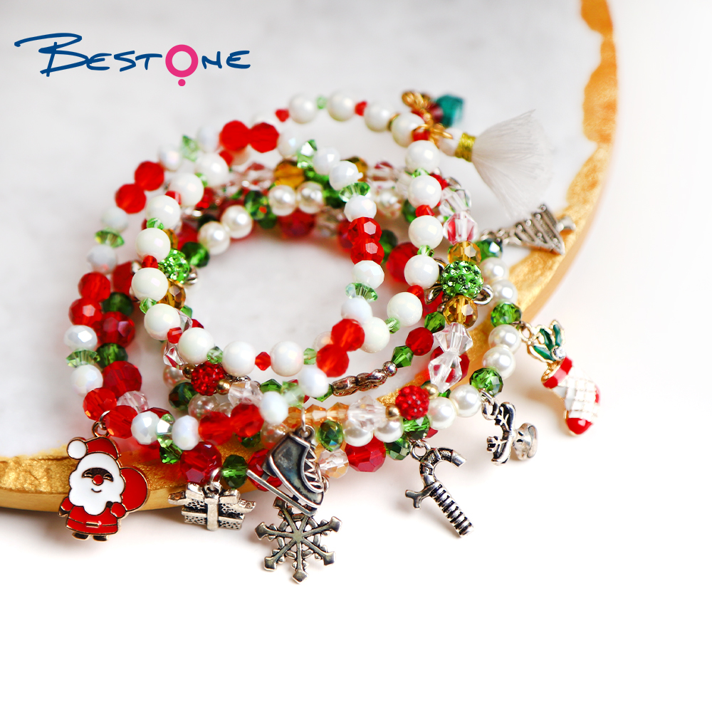 Christmas Acrylic Bracelet