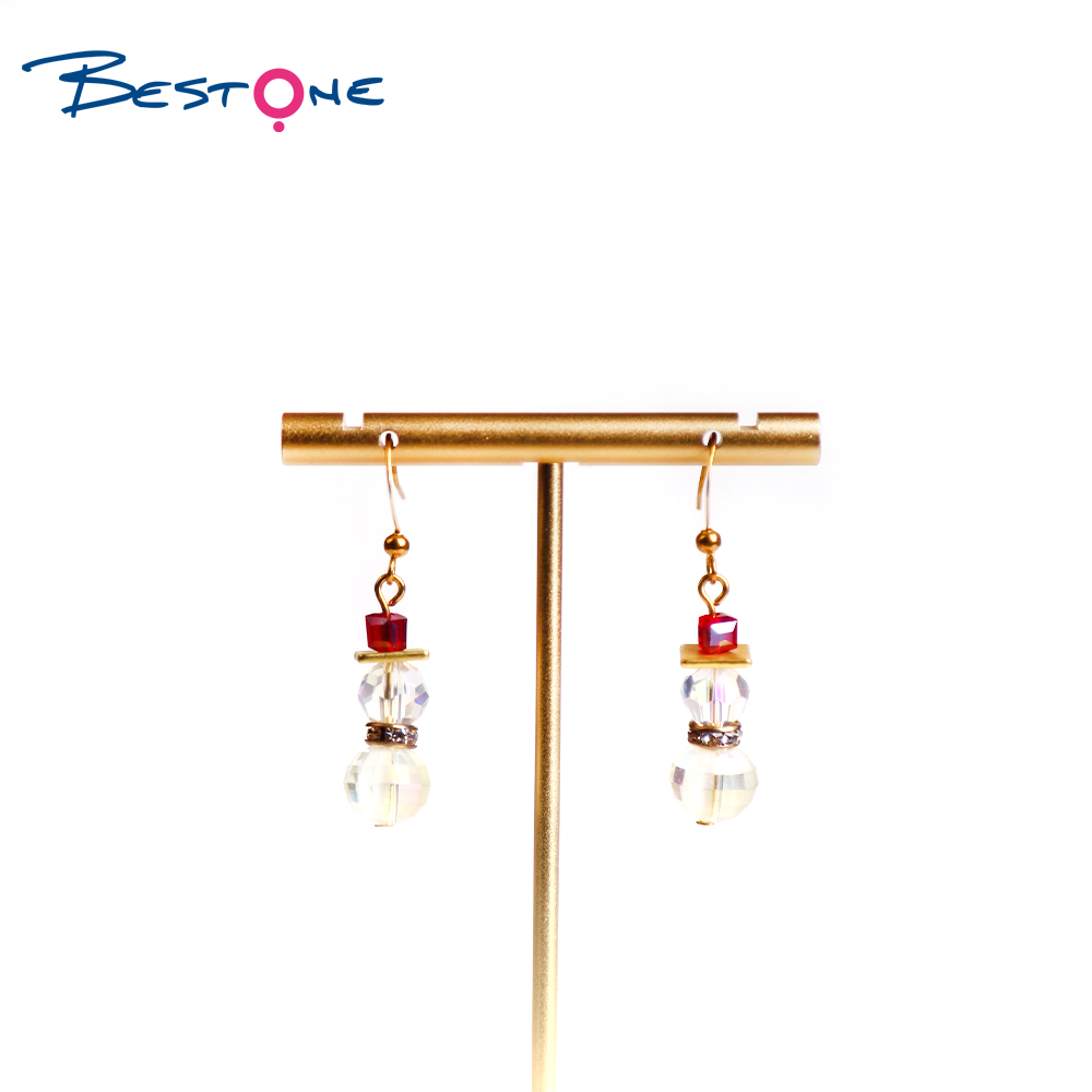 ​Christmas Acrylic snow man Earrings