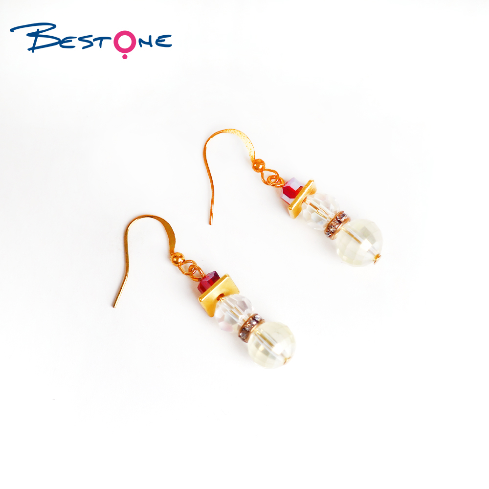 ​Christmas Acrylic snow man Earrings