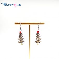 Acrylic  Christmas tree  Earrings