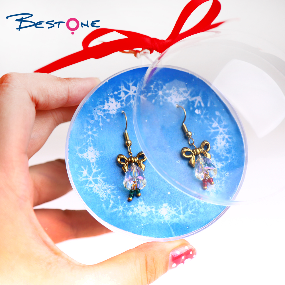 Christmas gift box acrylic earrings