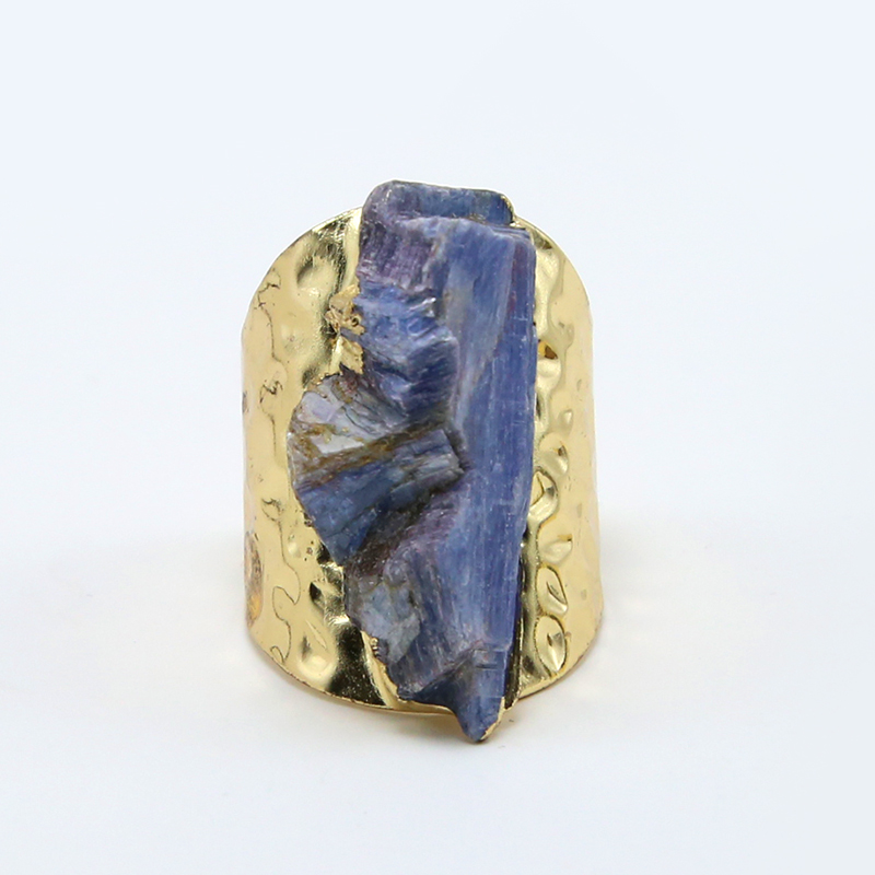 Handmade Kyanite Ring – Healing Crystal Energy Stone Jewelry, Natural Energy Gemstone for Balance & Positive Energy