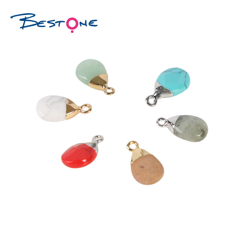 Teardrop Shape Pendant Charm for Bracelet