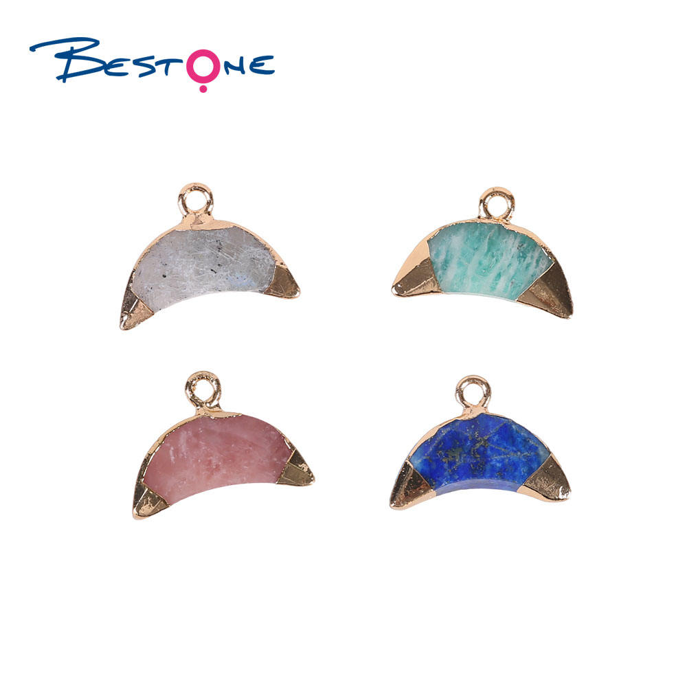 Ox Horn Shape Pendant Charm for Bracelet