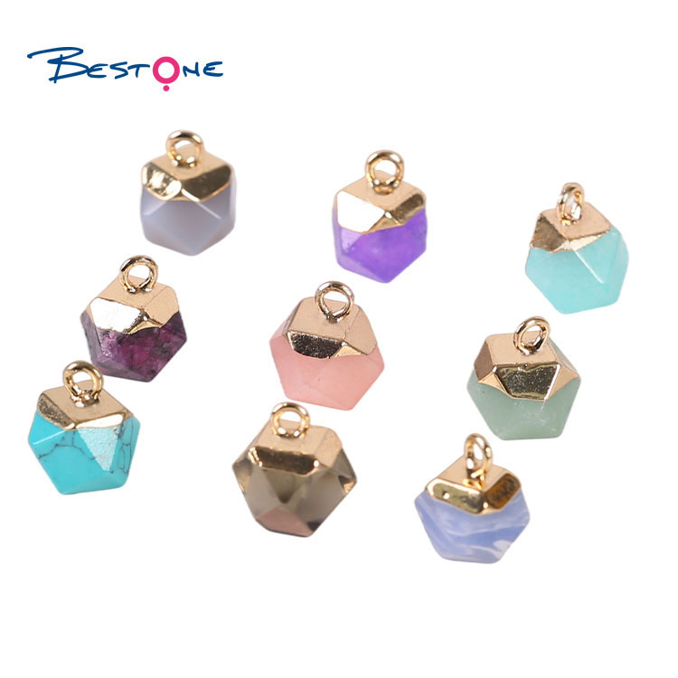 Polyhedron Shape Pendant Charm