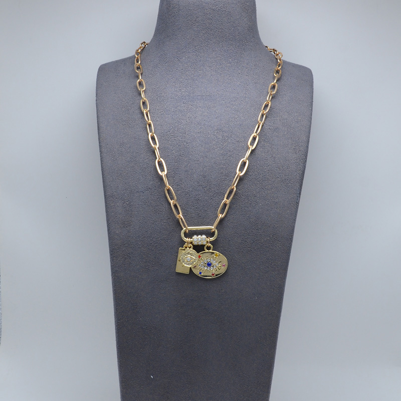 Paperclip Gold Chain Necklace