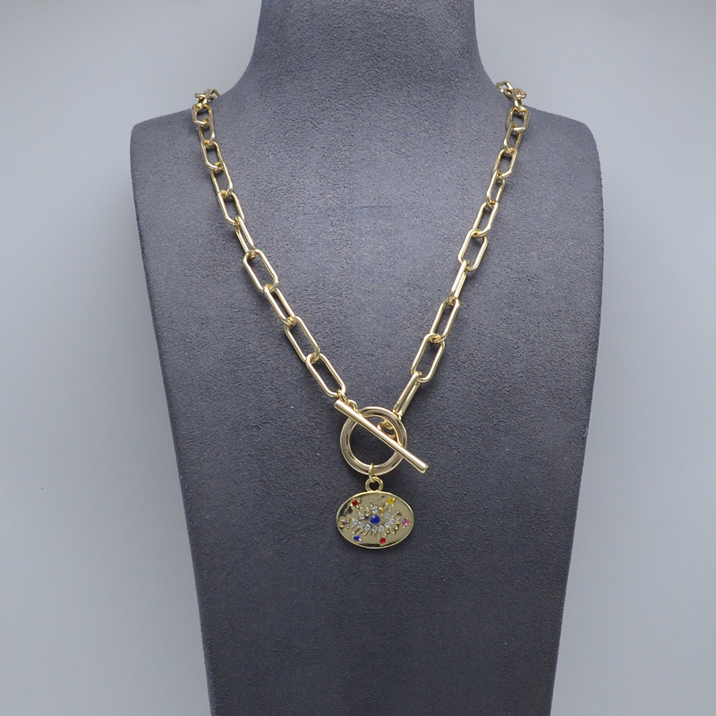 Paperclip Gold Chain Necklace