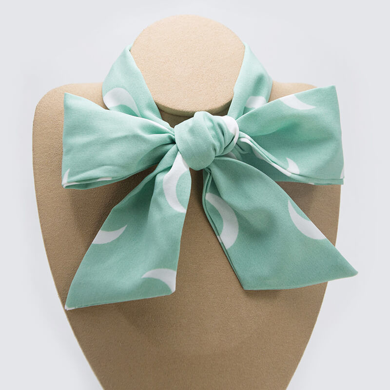 Sweet Necktie Mint Scarf Necklace