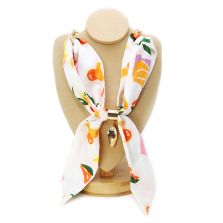 Unique Scarf Necklace Printed Fabric Adjustable Necktie