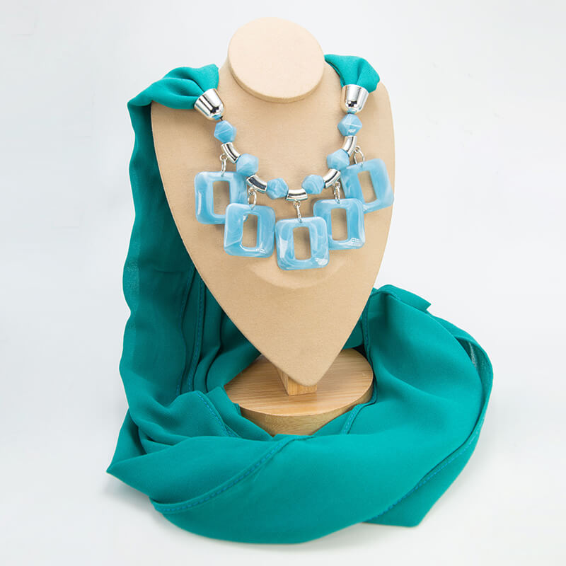 New Scarf Necklace Bead Jewelry