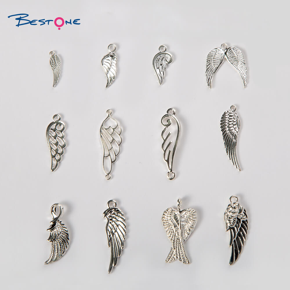 Metal Angel Wing Charm