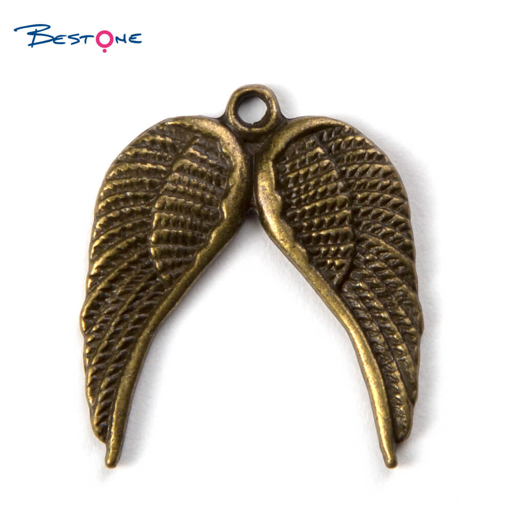 Metal Angel Wing Charm