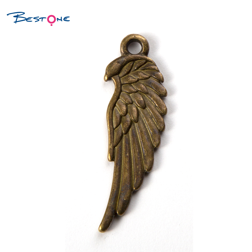 Metal Angel Wing Charm