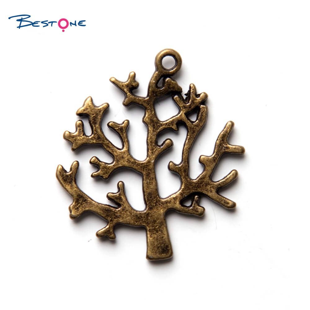 Metal Life Tree Charm