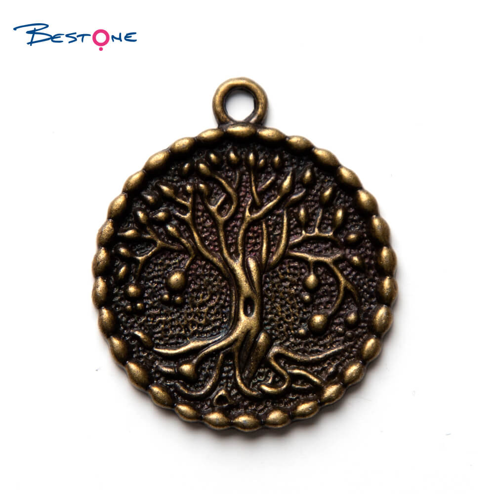 Metal Life Tree Charm