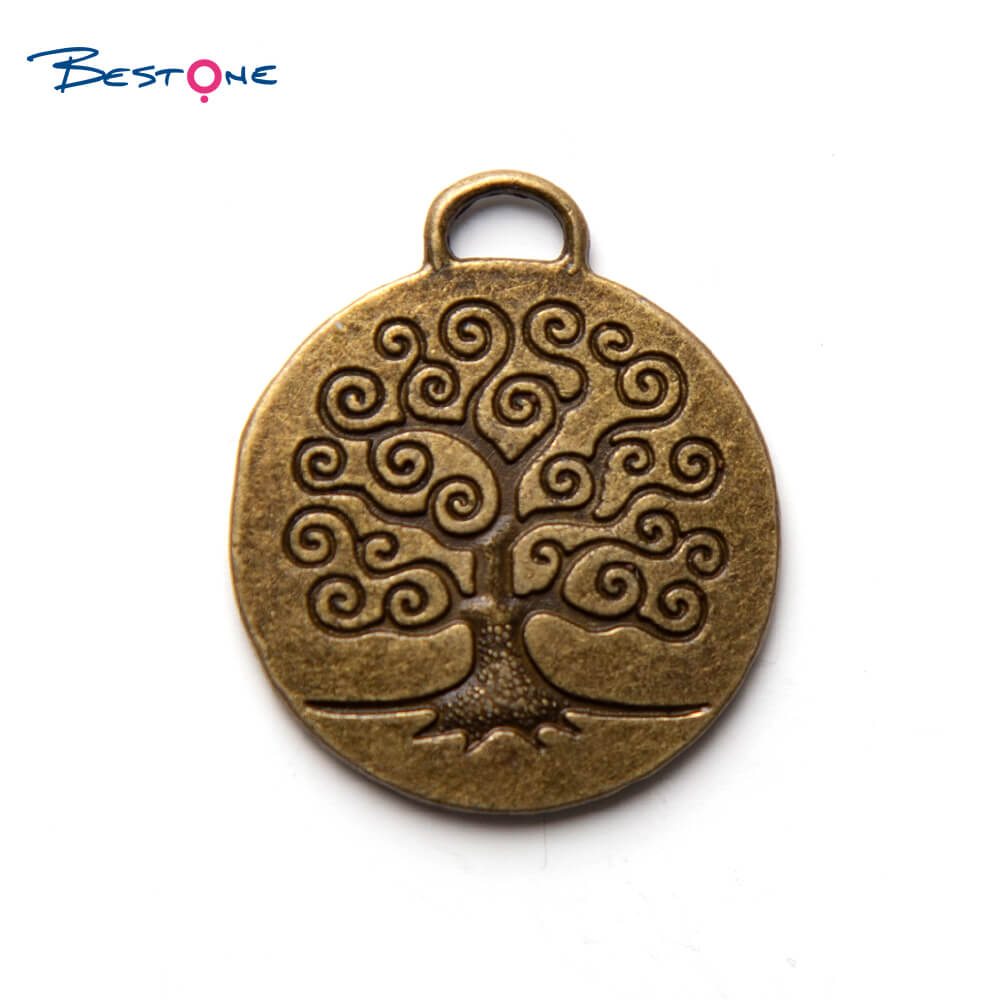 Metal Life Tree Charm