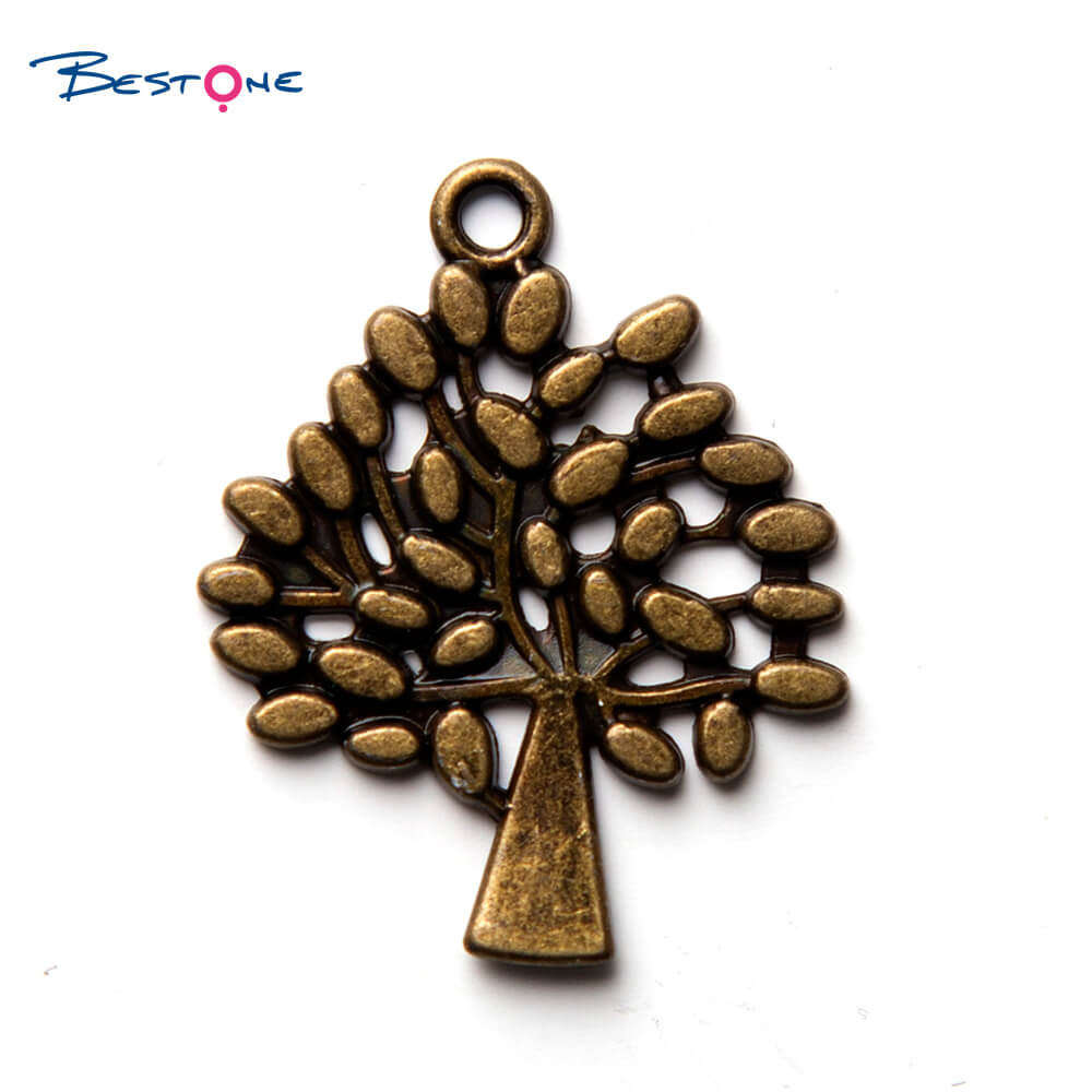 Metal Life Tree Charm