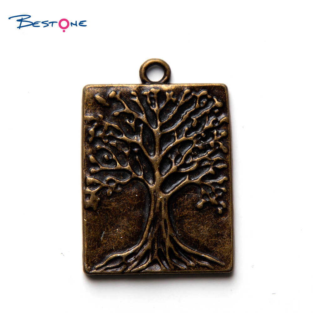 Metal Life Tree Charm