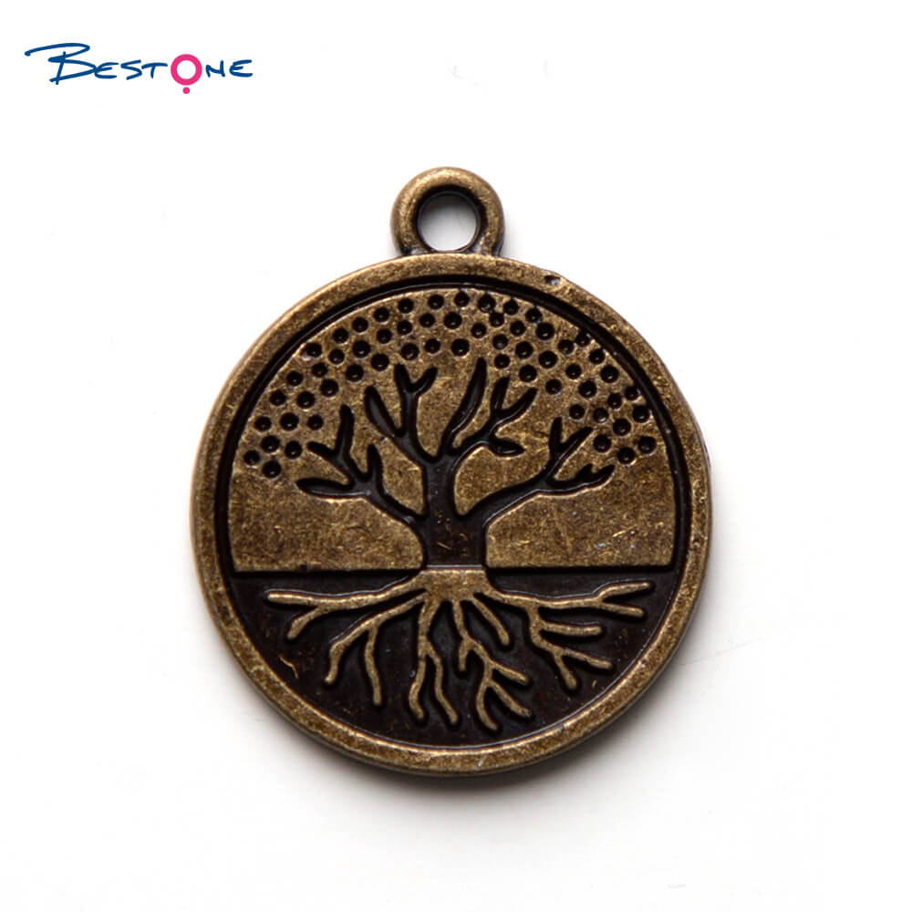 Metal Life Tree Charm