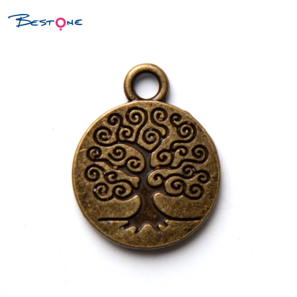 Metal Life Tree Charm