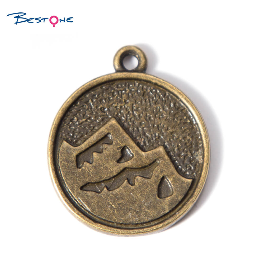 Metal Yoga Charm