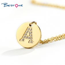 Real Gold Plated Stainless Steel  Alphabet Charms