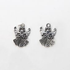 Angel Antique Silver Charm