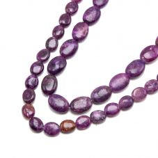 lepidolite Oval Beads