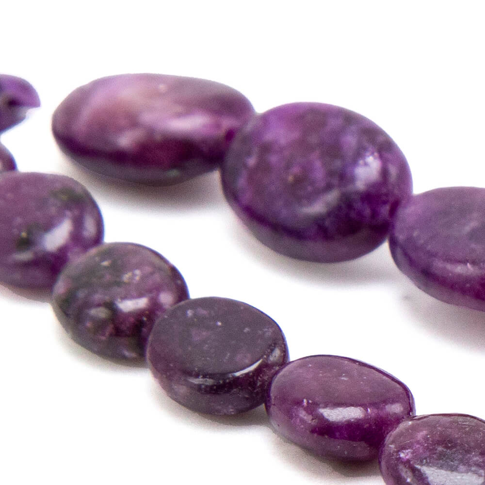 lepidolite Oval Beads