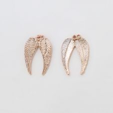 Wings 14K Real Rose Gold Plated Charm