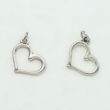 Heart Antique Silver Charm