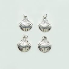 Seashell Antique Silver Charm