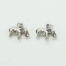 Elephant Antique Silver Charm