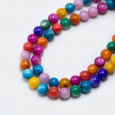 Multi Color Shell Beads