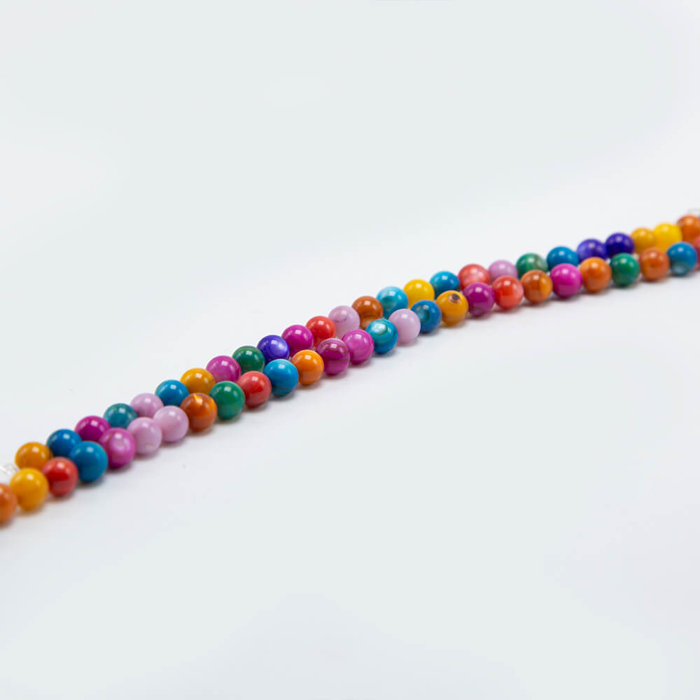 Multi Color Shell Beads
