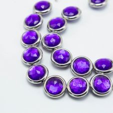 Purple Disc Beads Acrylic Beads