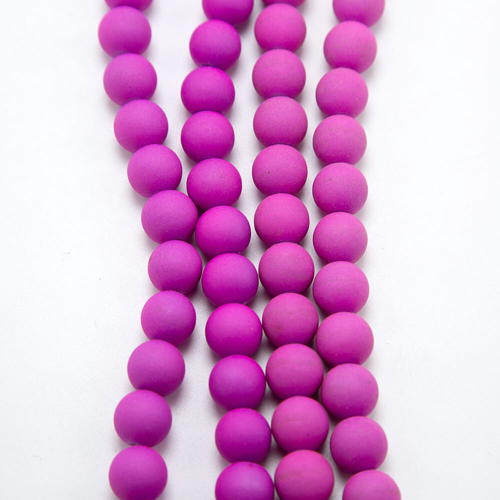 Hot Pink Rubberlized Pearl
