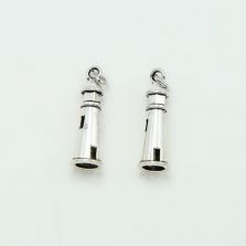 Lighthouse Antique Silver Charm