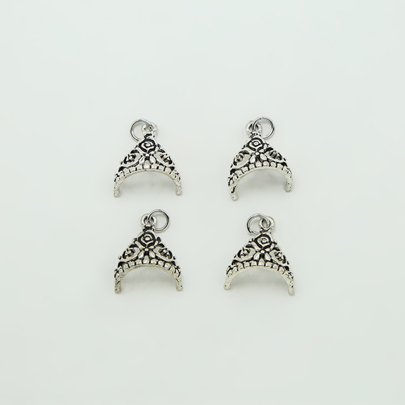 Tiara Antique Silver Charm